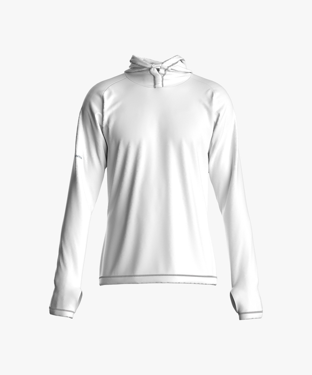 HOODIE T-SHIRT CERAMICA ML M'S BIANCO