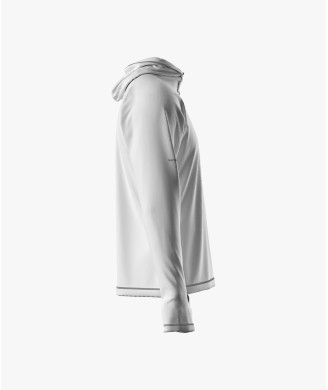 HOODIE T-SHIRT CERAMICA ML M'S BIANCO
