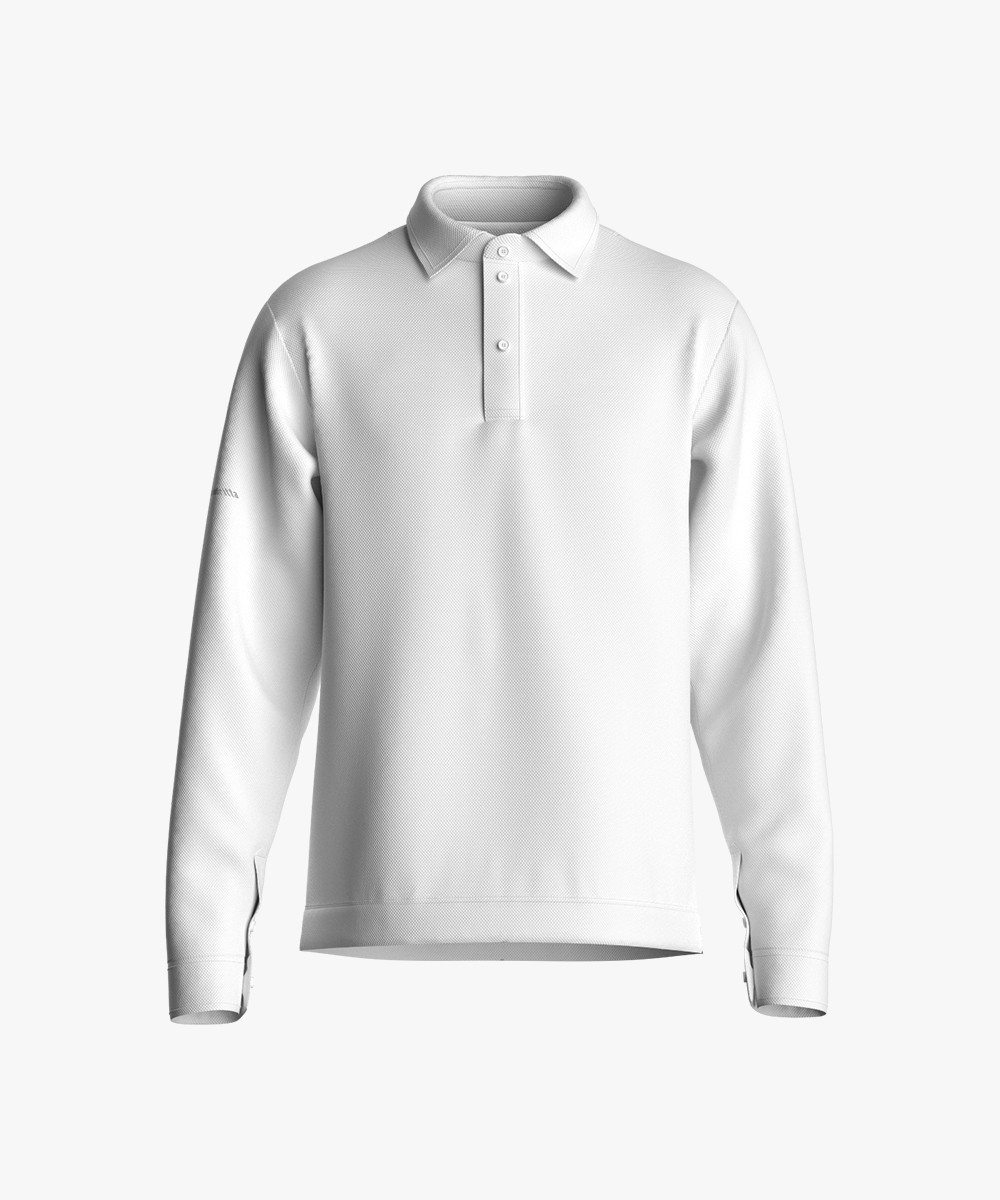 UV POLO PIQUET CAMICIA ML M'S BIANCO