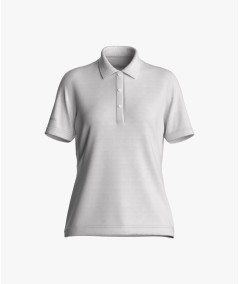 UV POLO PIQUET CERAMICA MC W'S BIANCO